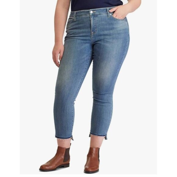 Lauren Ralph Lauren Women's 16W Premier Straight Ankle Jeans - Picture 11 of 11